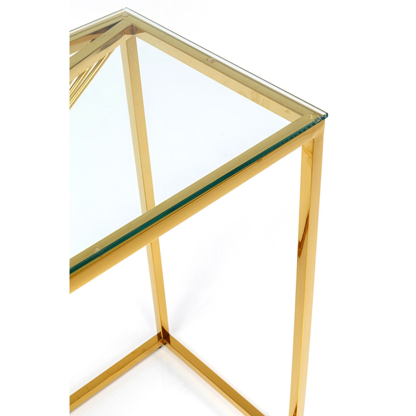 Gold Console Table