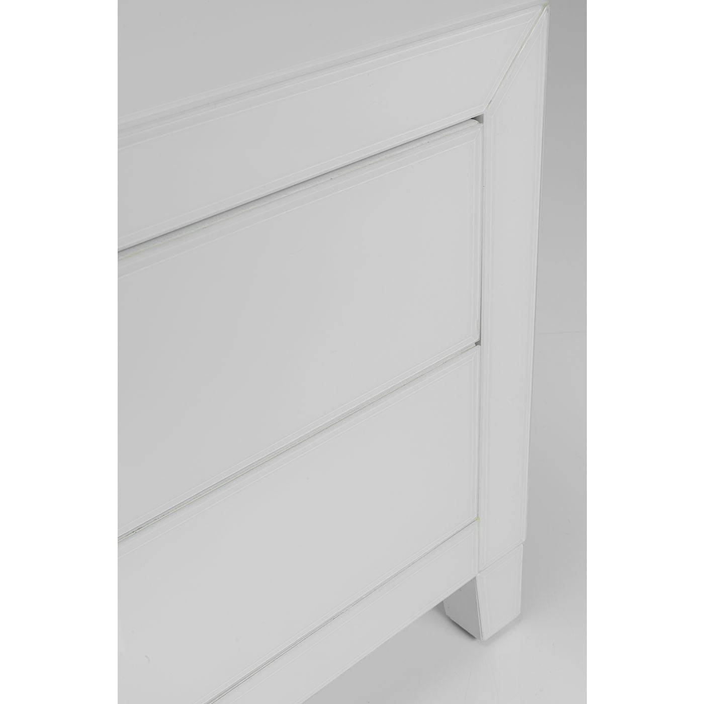 Dresser Small Luxury Push 2 Drawers White - JULIA VENCE STORE