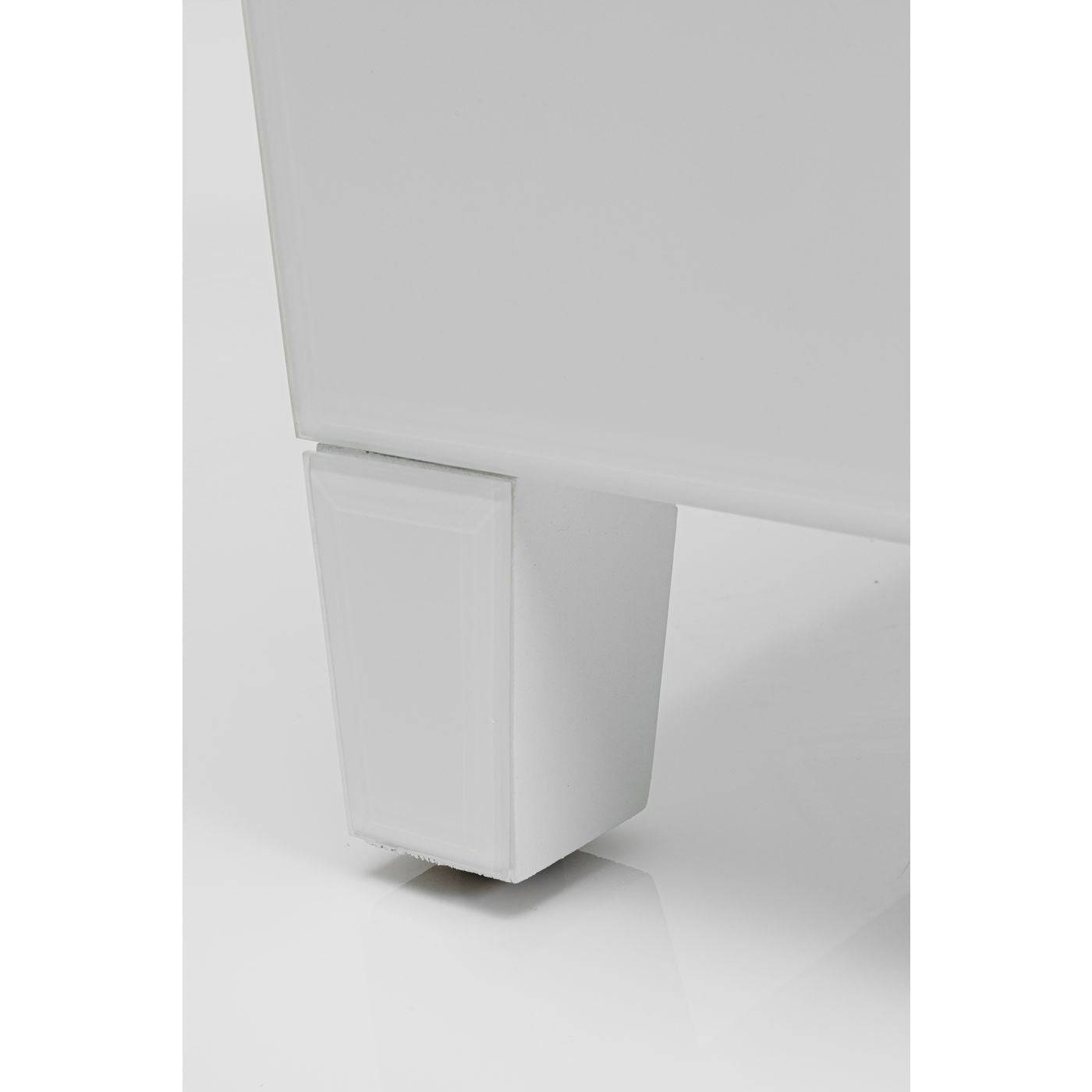 Dresser Small Luxury Push 2 Drawers White - JULIA VENCE STORE