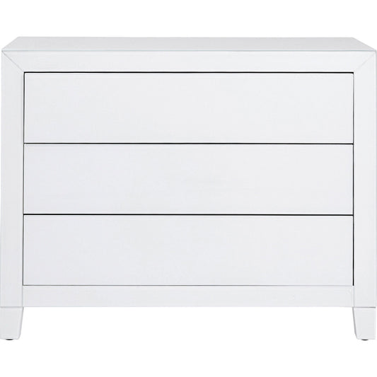 Dresser Luxury Push 3 Drawers White