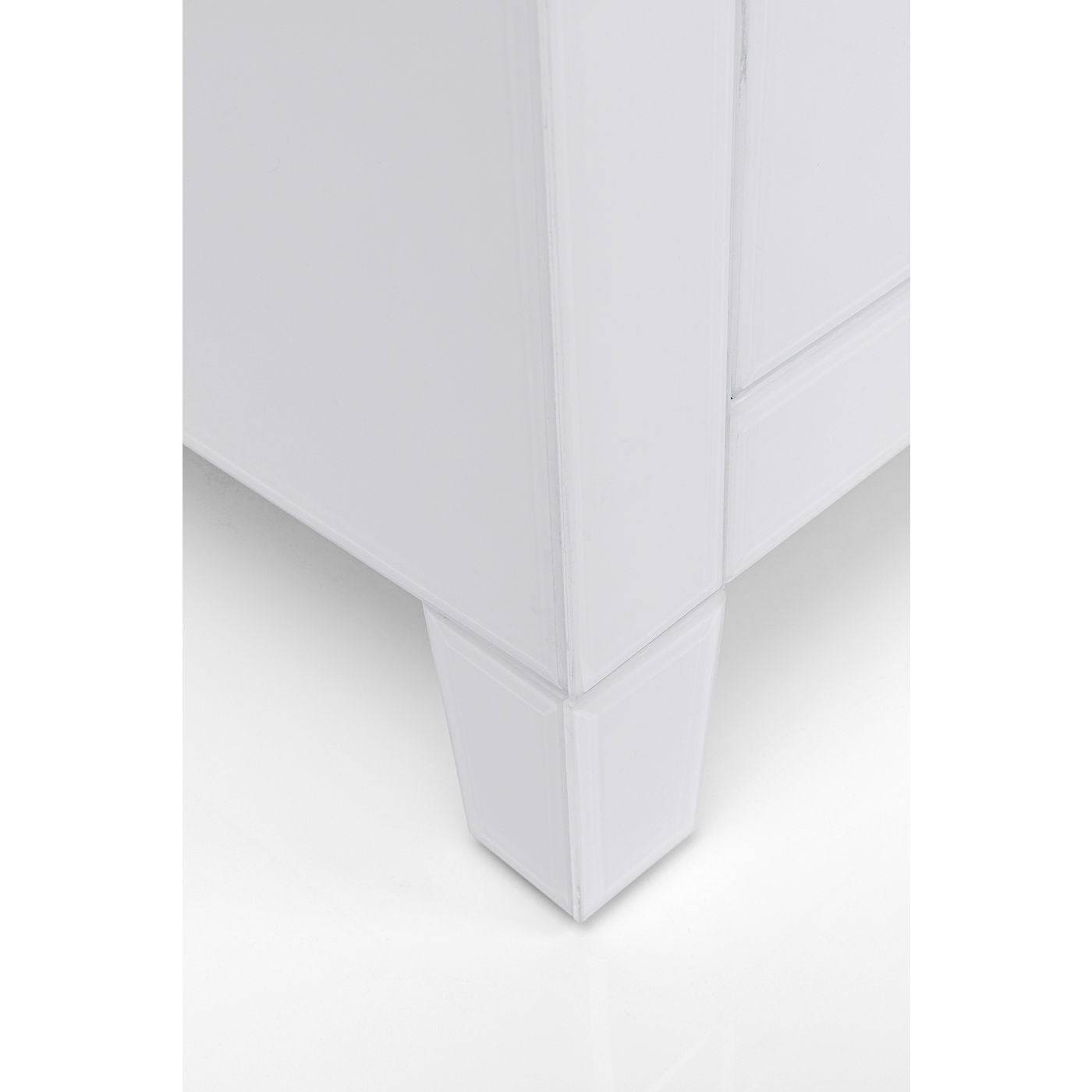 Dresser Luxury Push 3 Drawers White - JULIA VENCE STORE