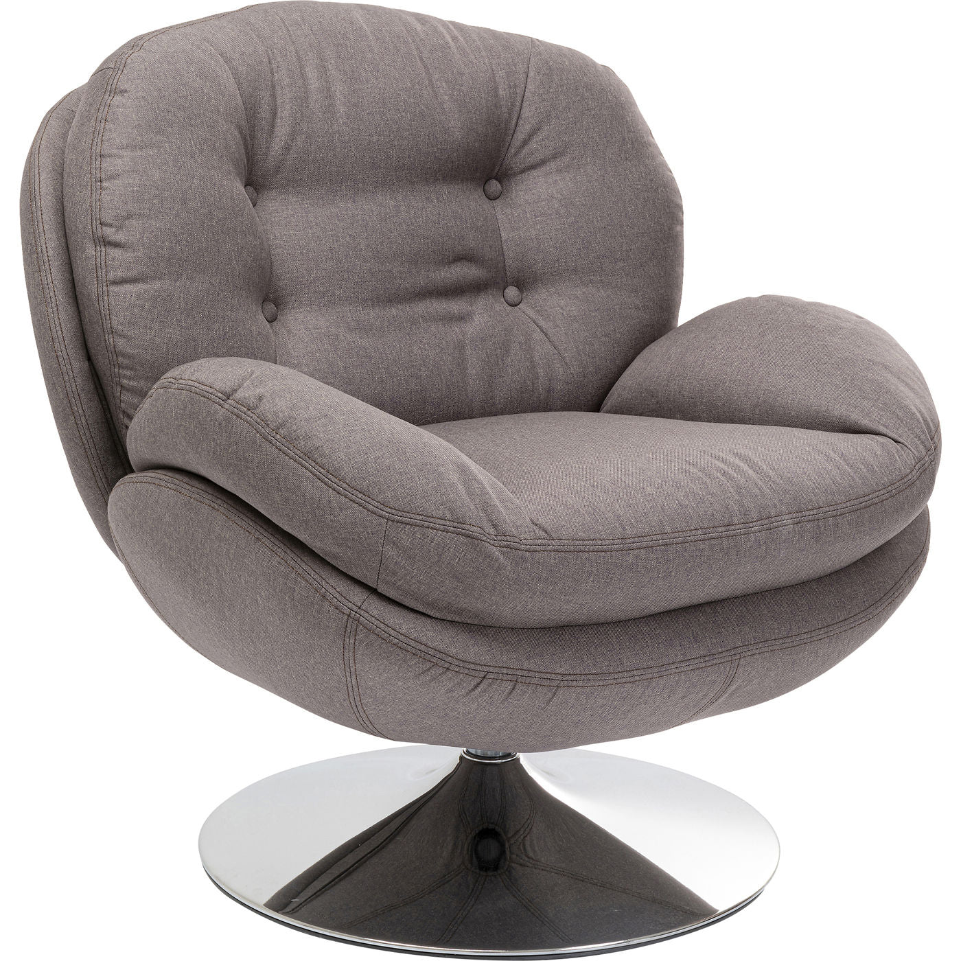 Swivel Armchair Cosy Grey