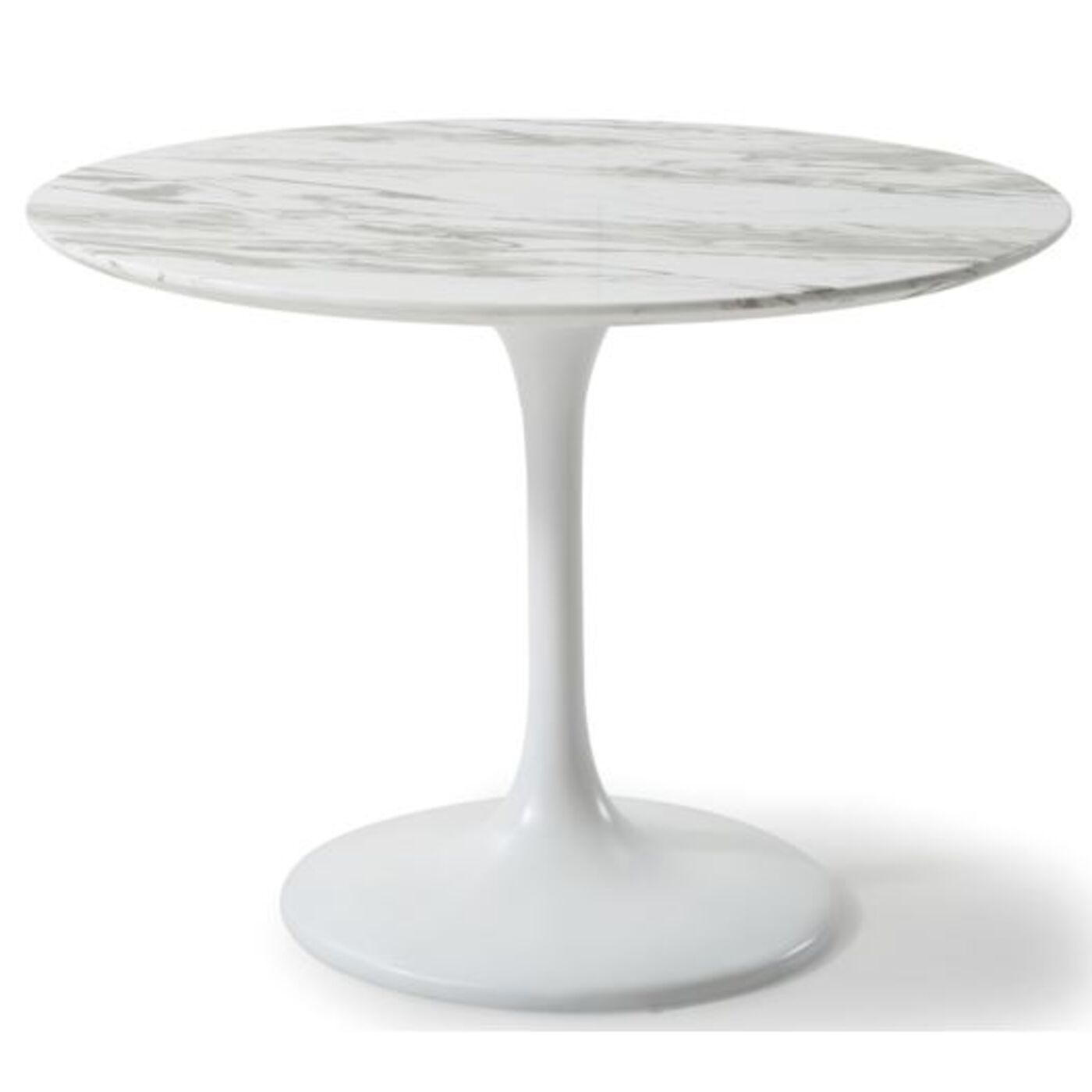 table solo marble white o110cm