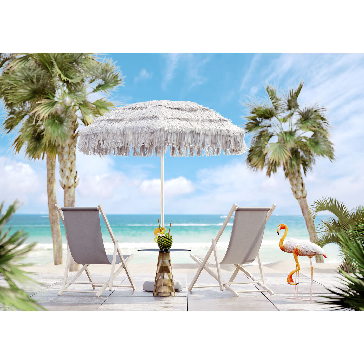 sunshade hawaii white