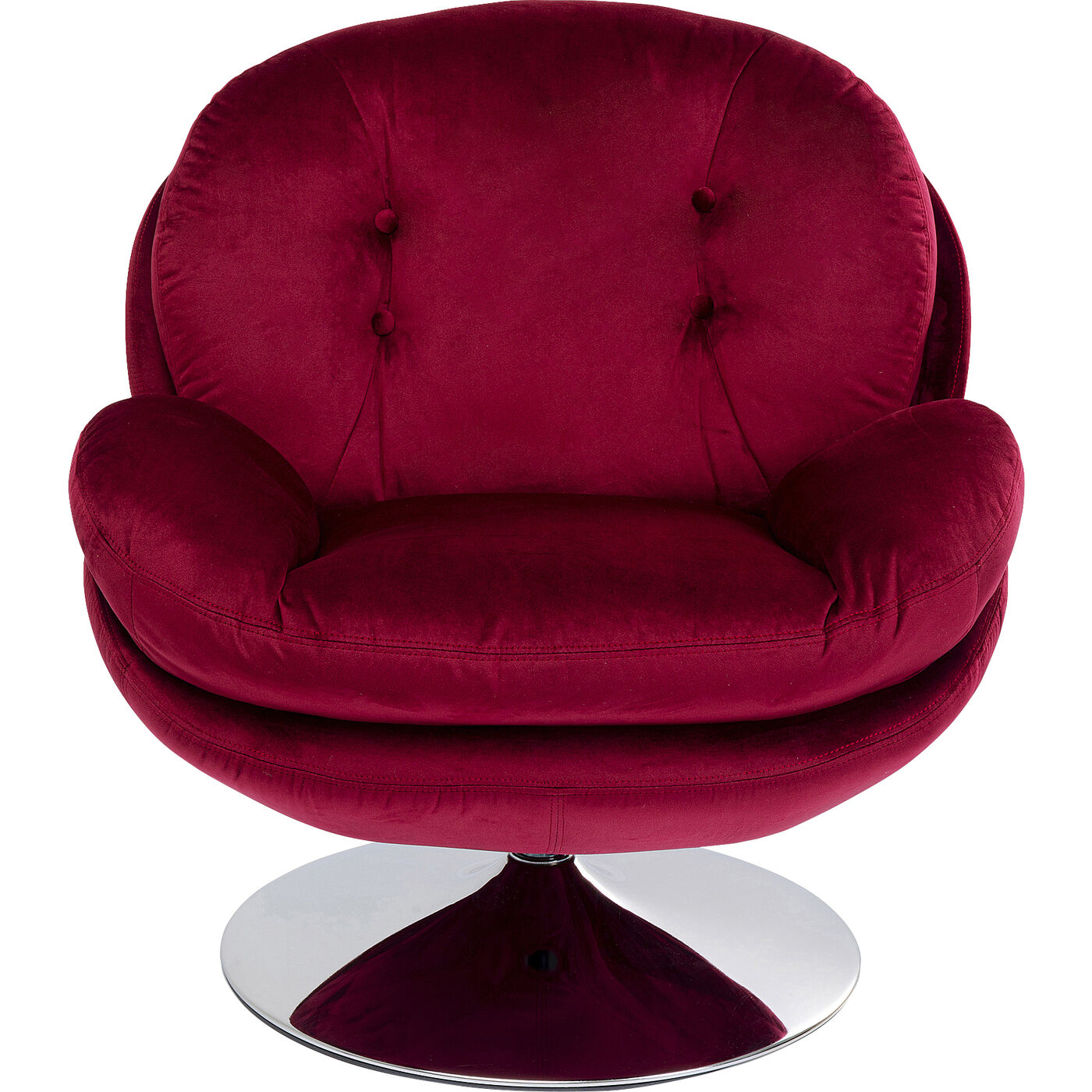 swivel armchair cosy berry