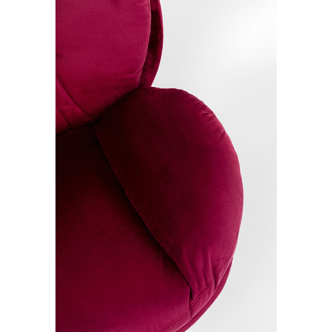 swivel armchair cosy berry