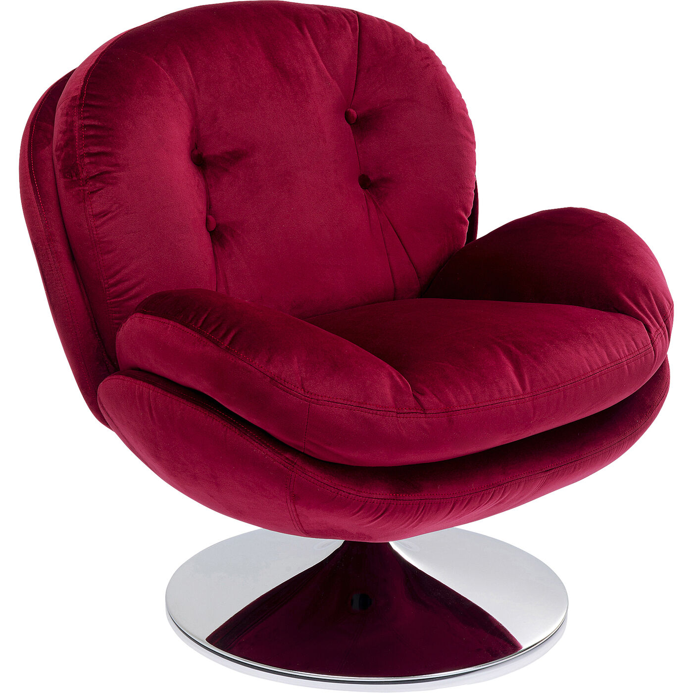 swivel armchair cosy berry