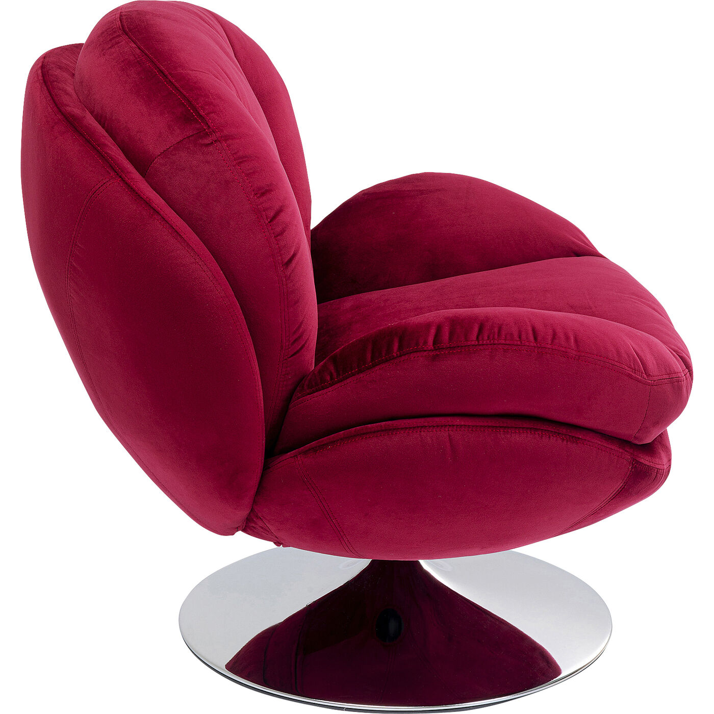 swivel armchair cosy berry