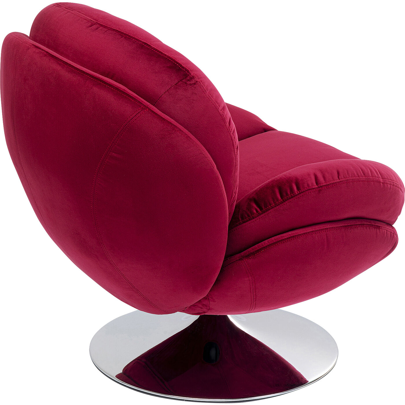 swivel armchair cosy berry