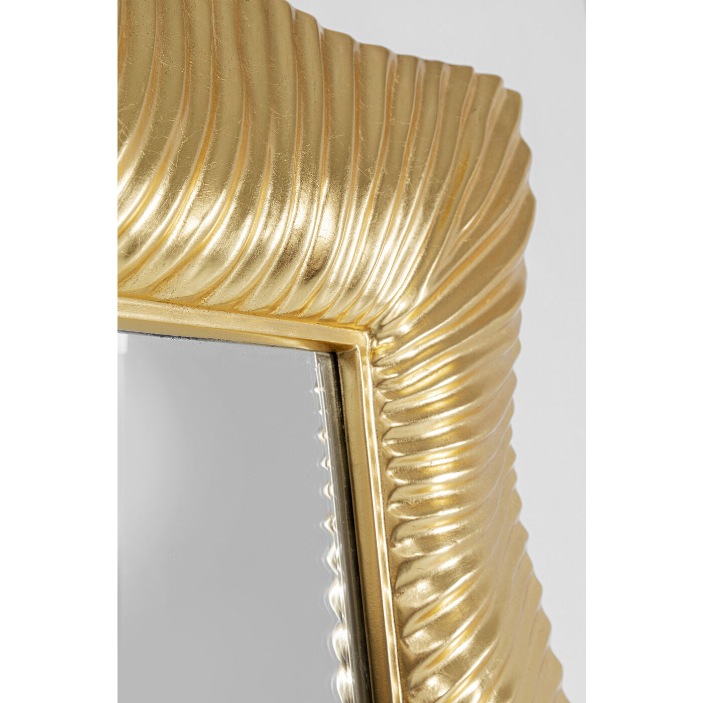 wall mirror wavy bronze 94x124cm