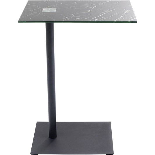 side table west coast black 50x34cm - JULIA VENCE STORE