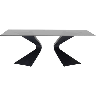 table gloria black 200x100cm