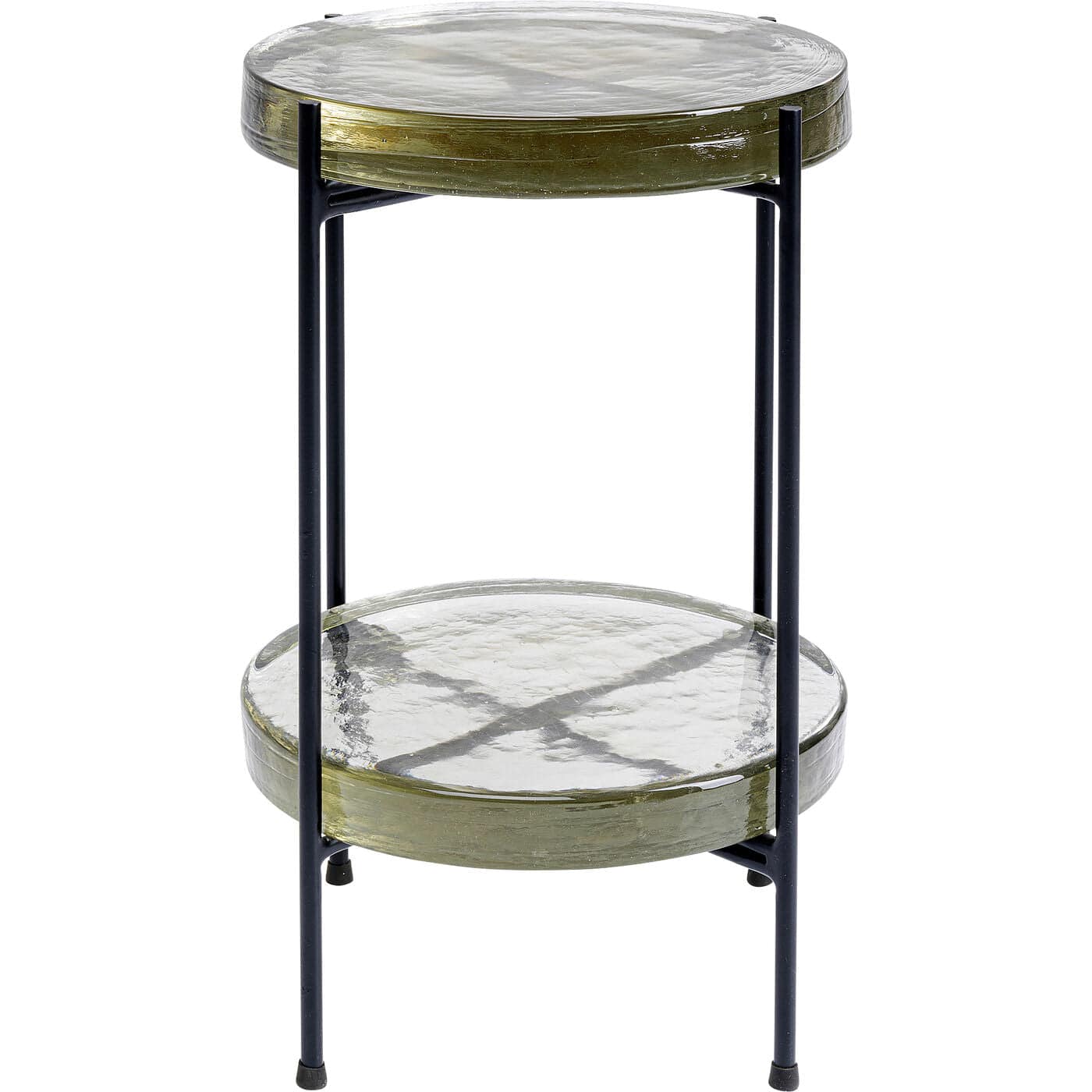 side table ice double black o30cm - JULIA VENCE STORE