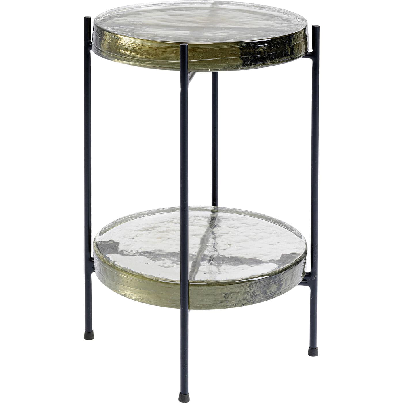 side table ice double black o30cm - JULIA VENCE STORE