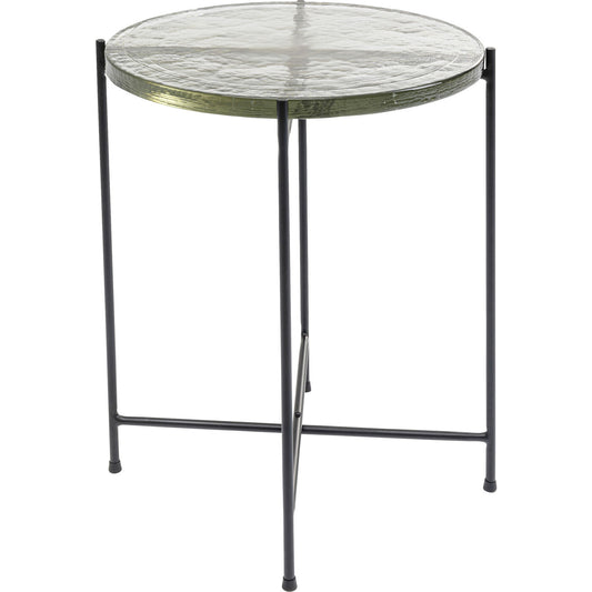 side table ice black o40cm