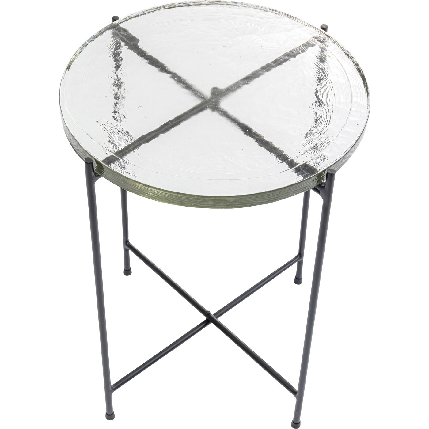 side table ice black o40cm