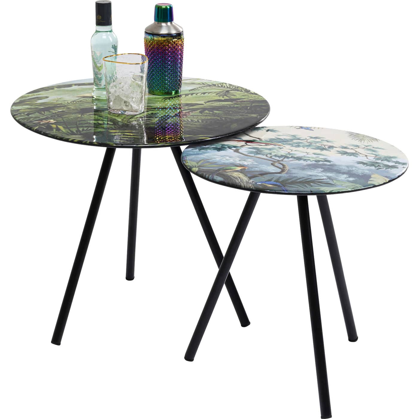 side table paradise 2 set - JULIA VENCE STORE