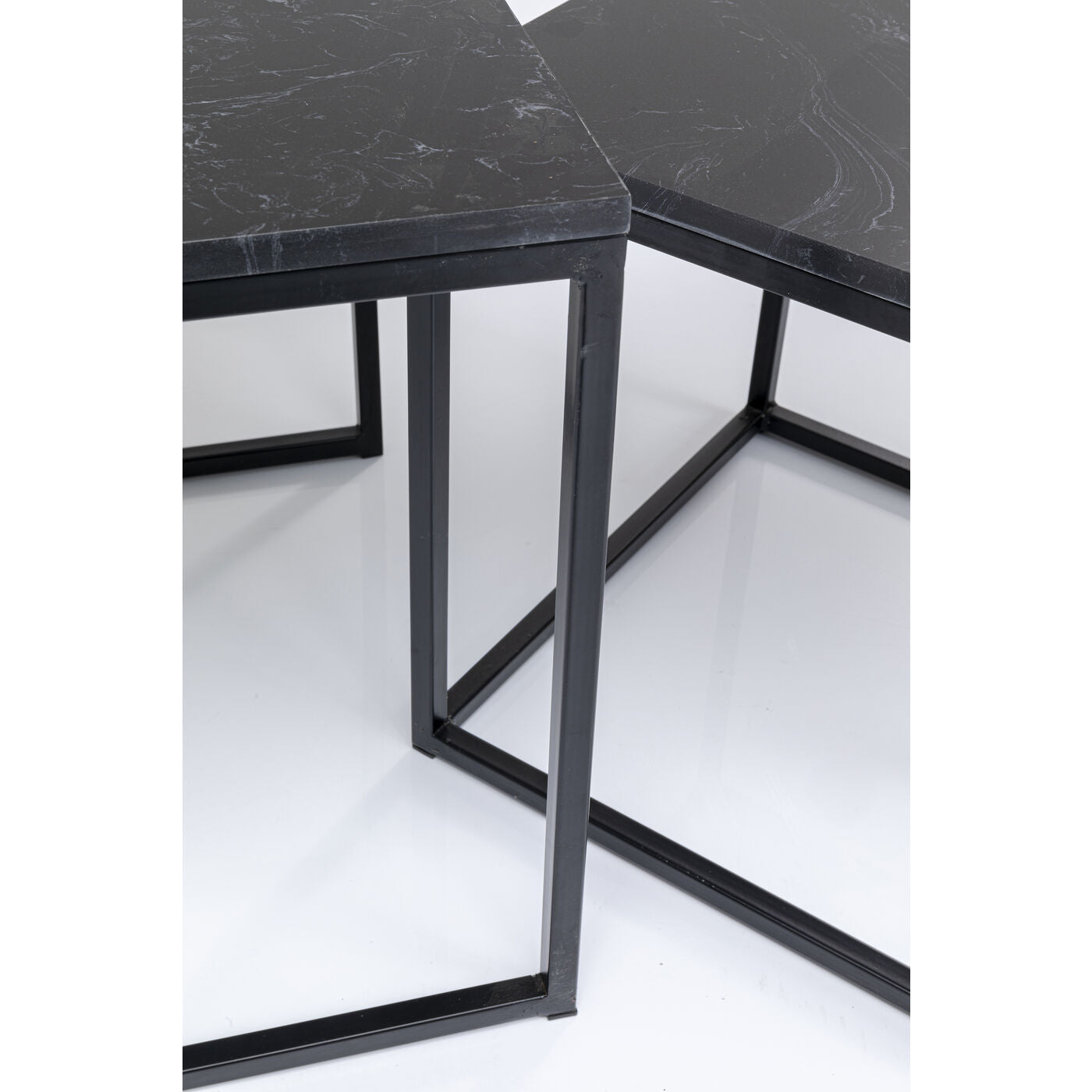 Side Table Key West Marble Black 3 Set