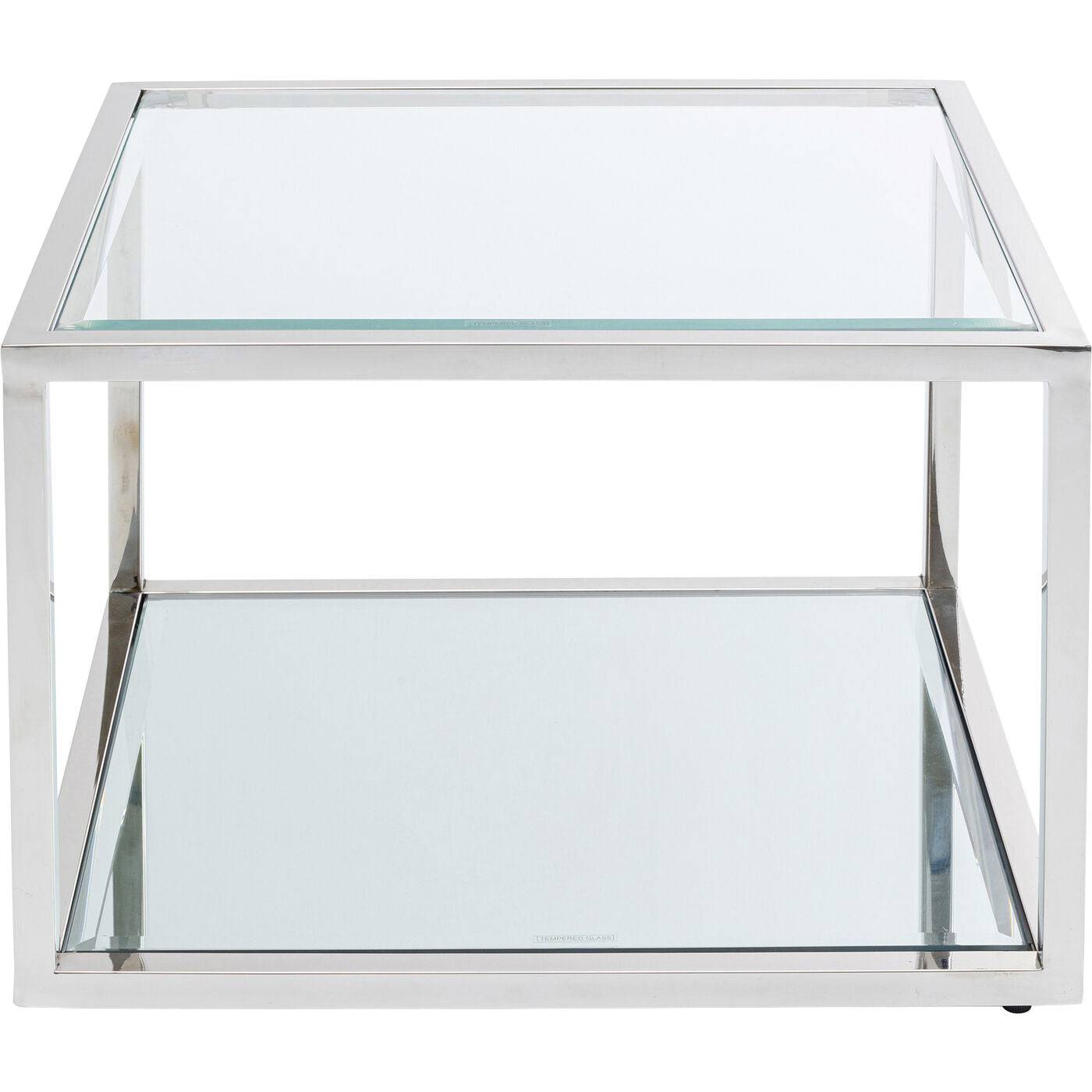 side table orion silver 50x50cm - JULIA VENCE STORE