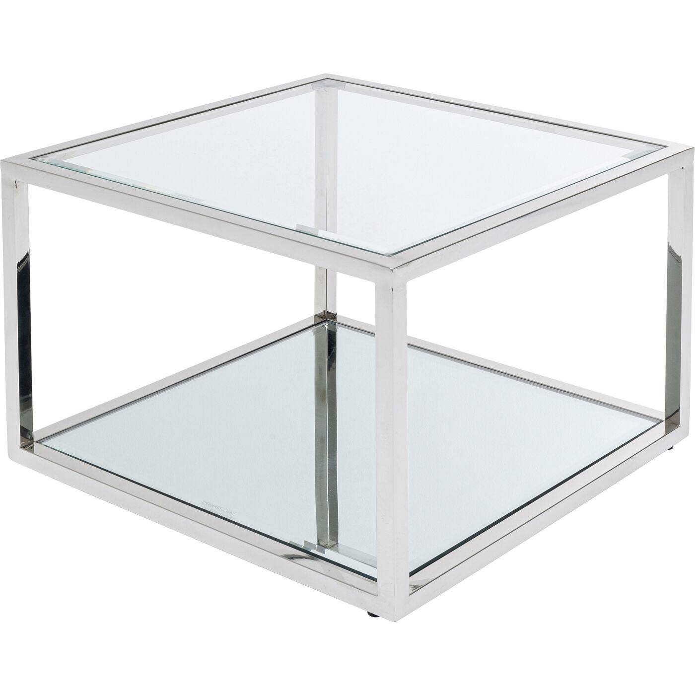 side table orion silver 50x50cm - JULIA VENCE STORE