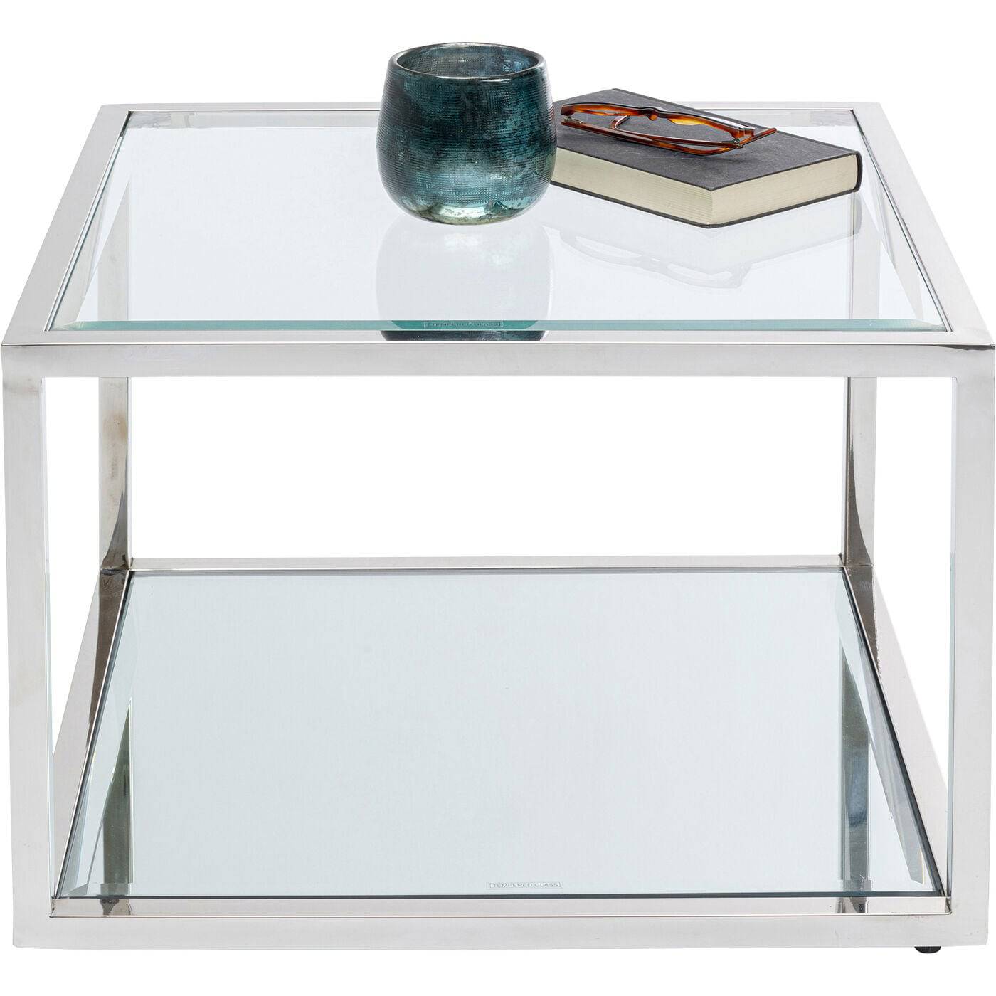 side table orion silver 50x50cm - JULIA VENCE STORE