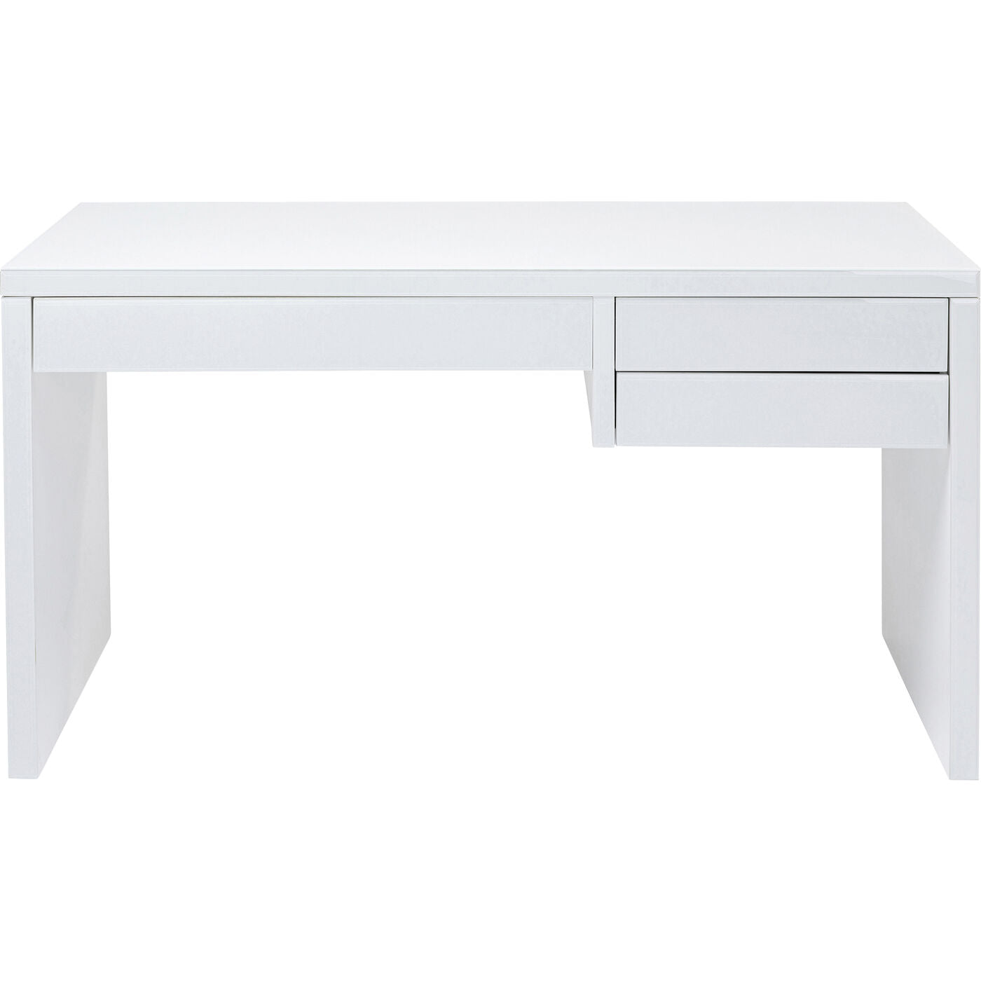 Desk Luxury Push White 140x60cm