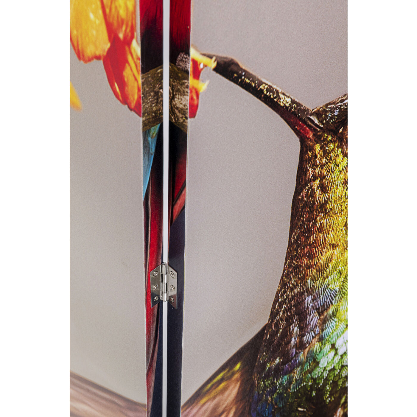 room divider twin parrot vs cute colibri 120x180