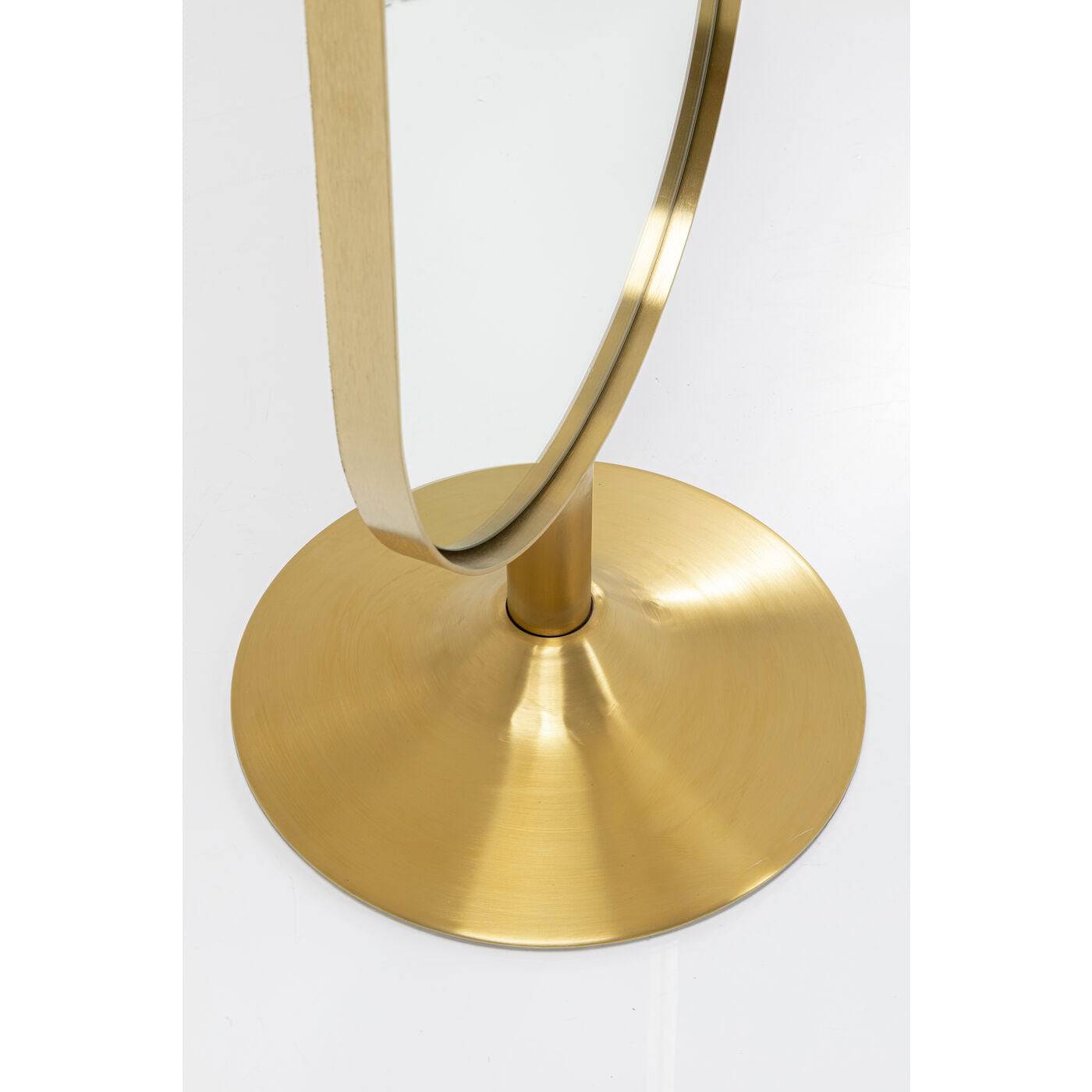 Floor Mirror Curve Brass 40x170cm