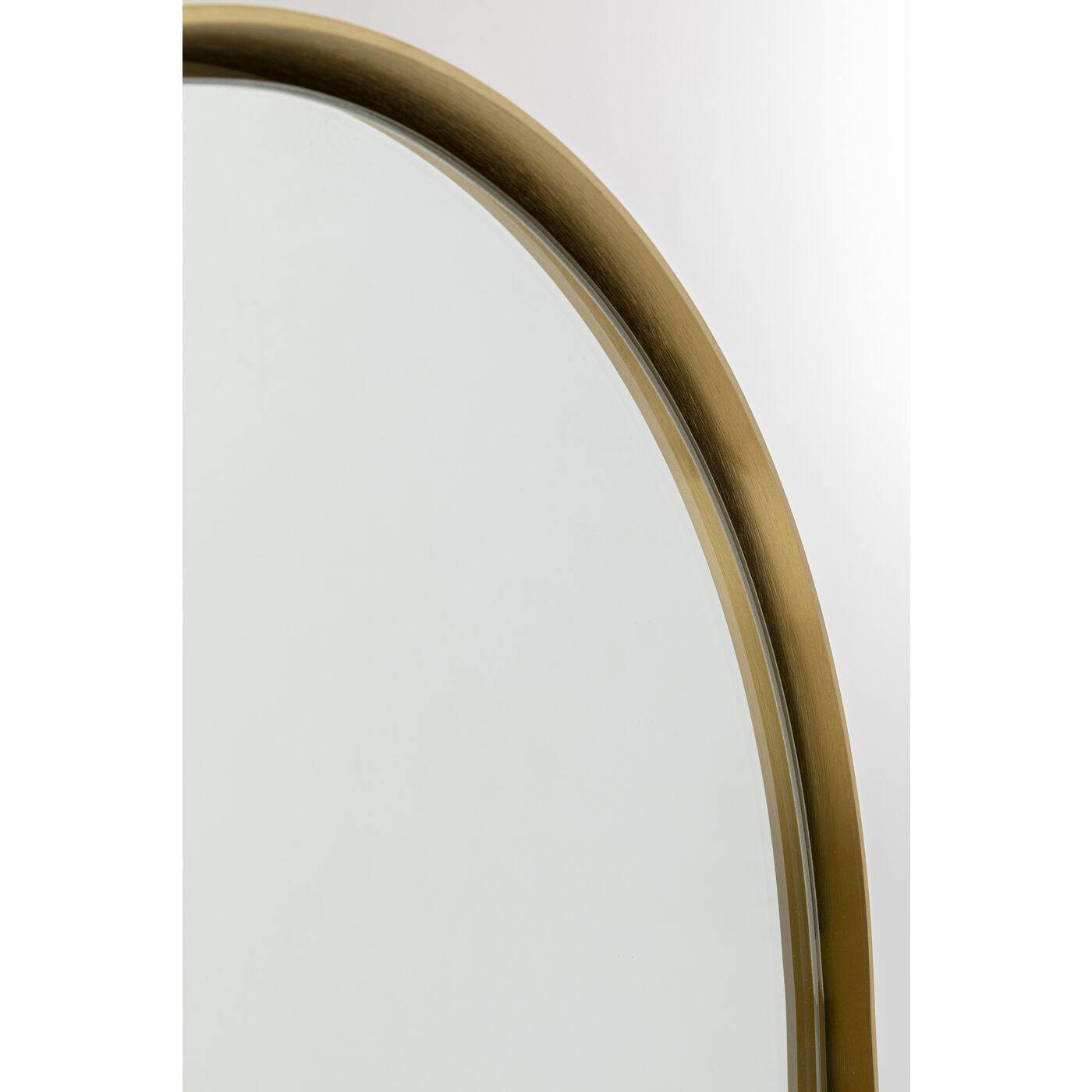 Floor Mirror Curve Brass 40x170cm