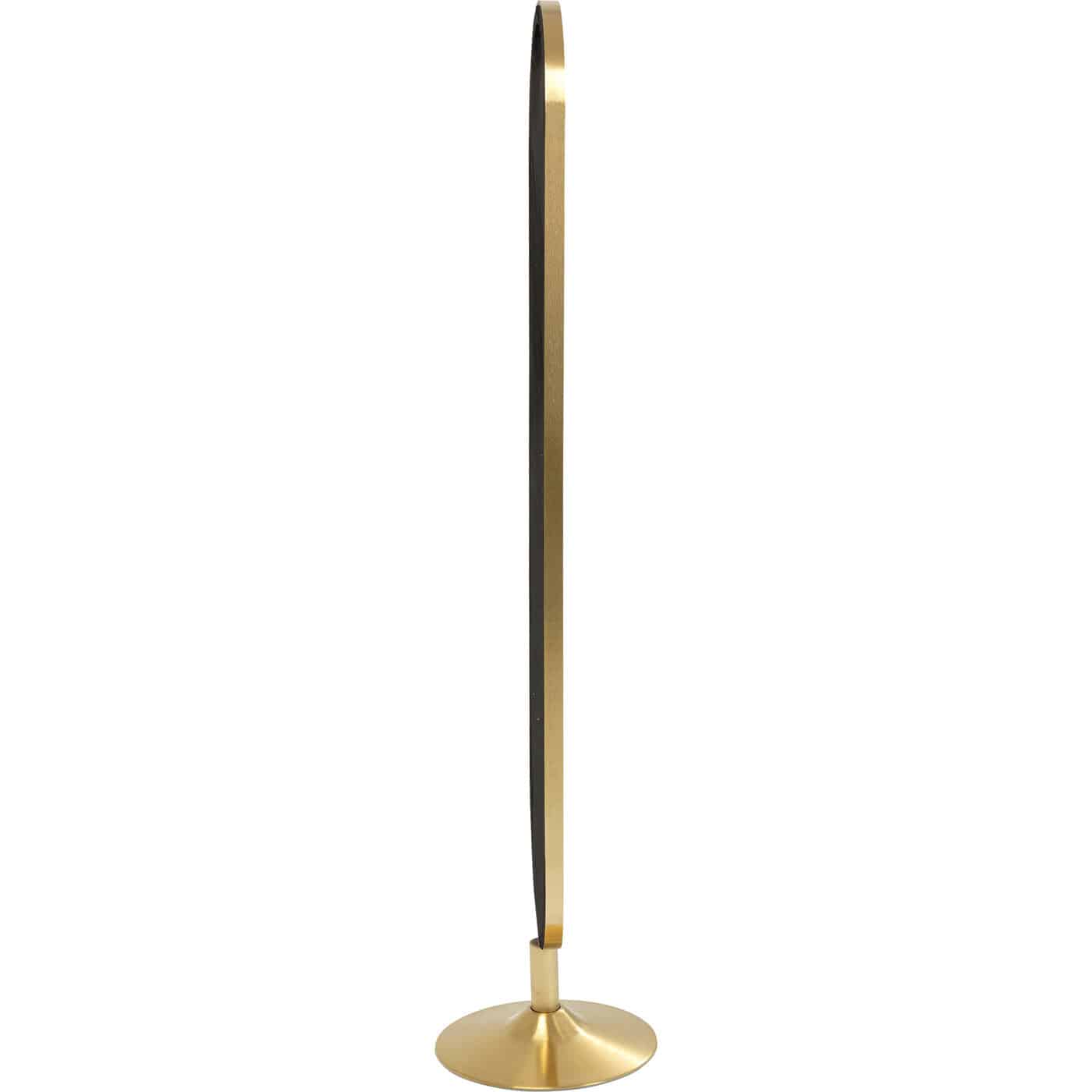 Floor Mirror Curve Brass 40x170cm