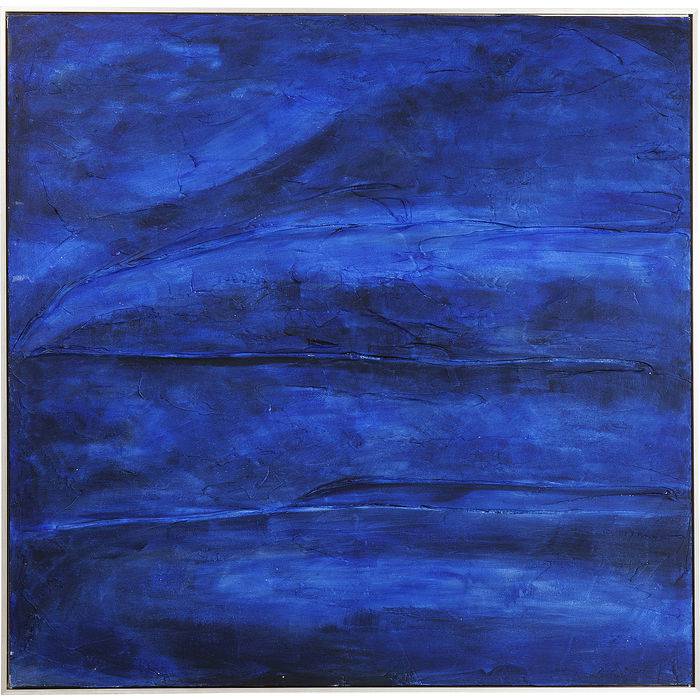 Acrylic Painting Abstract Deep Blue 155x155 - JULIA VENCE STORE