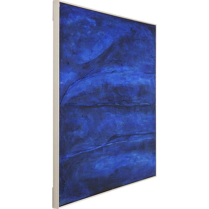 Acrylic Painting Abstract Deep Blue 155x155 - JULIA VENCE STORE