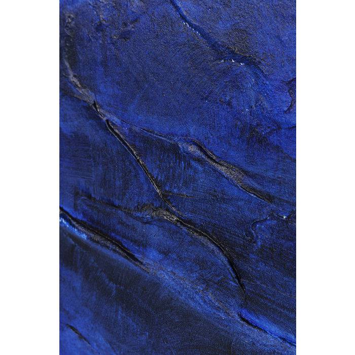 Acrylic Painting Abstract Deep Blue 155x155 - JULIA VENCE STORE