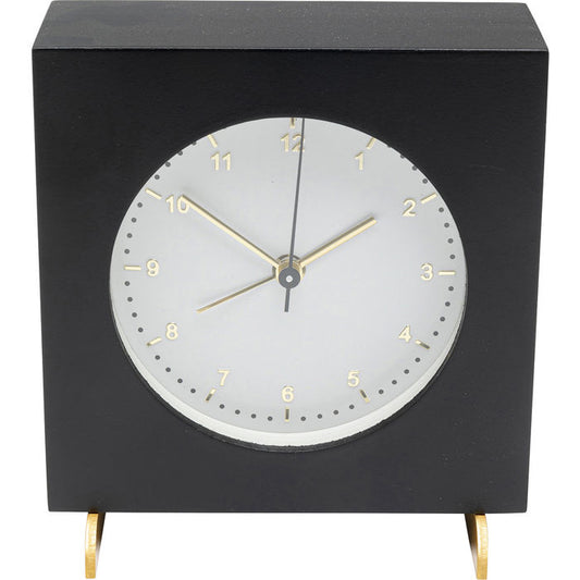 Alarm Clock Kian Black 12x13cm