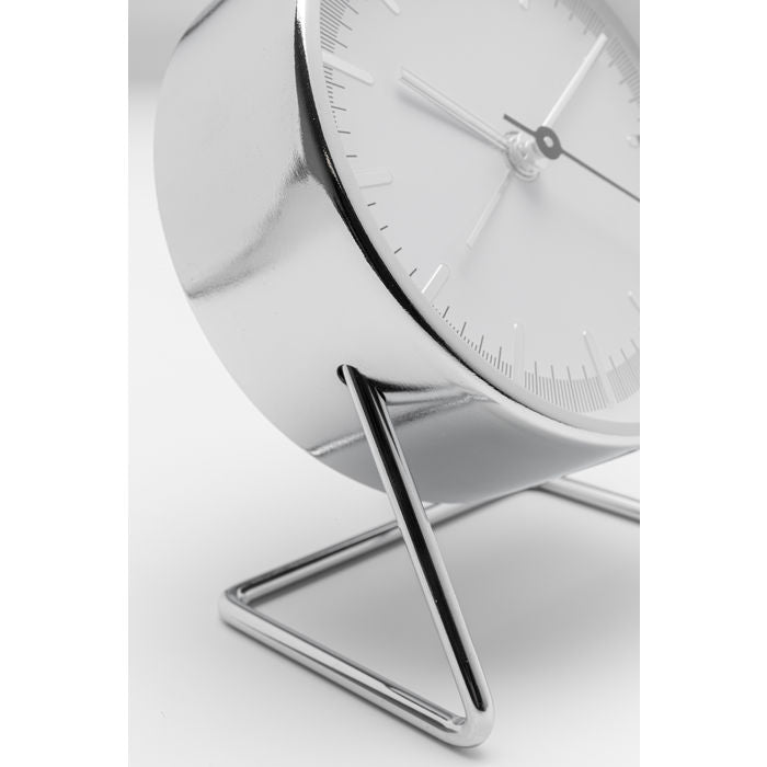 Alarm Clock Levin Silver 10x12Cm