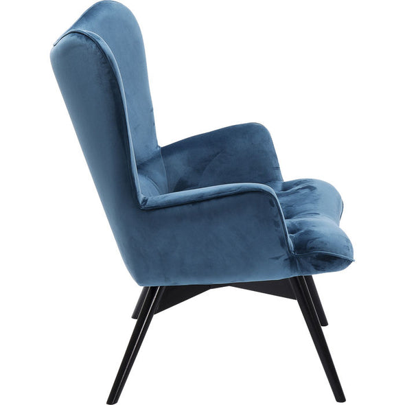 Bluegreen Velvet Armchair