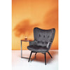 Grey Velvet Armchair