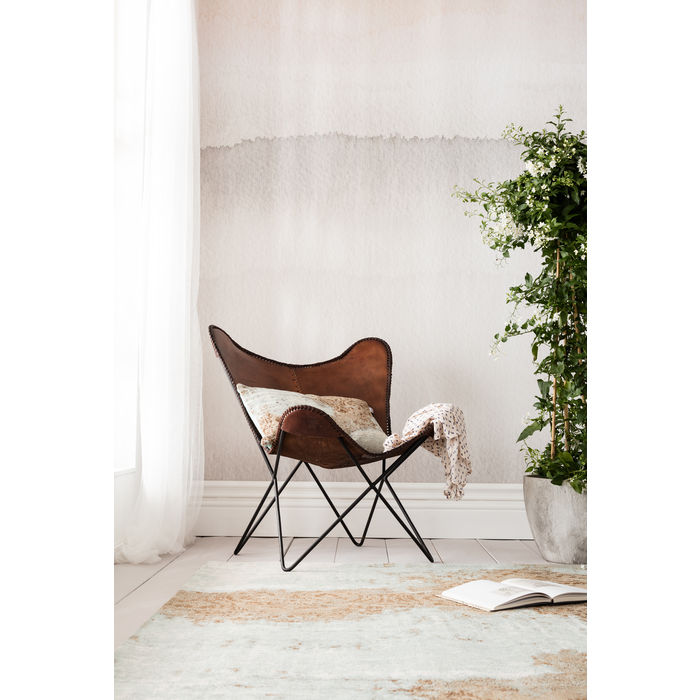 Butterfly Armchair Brown Leather