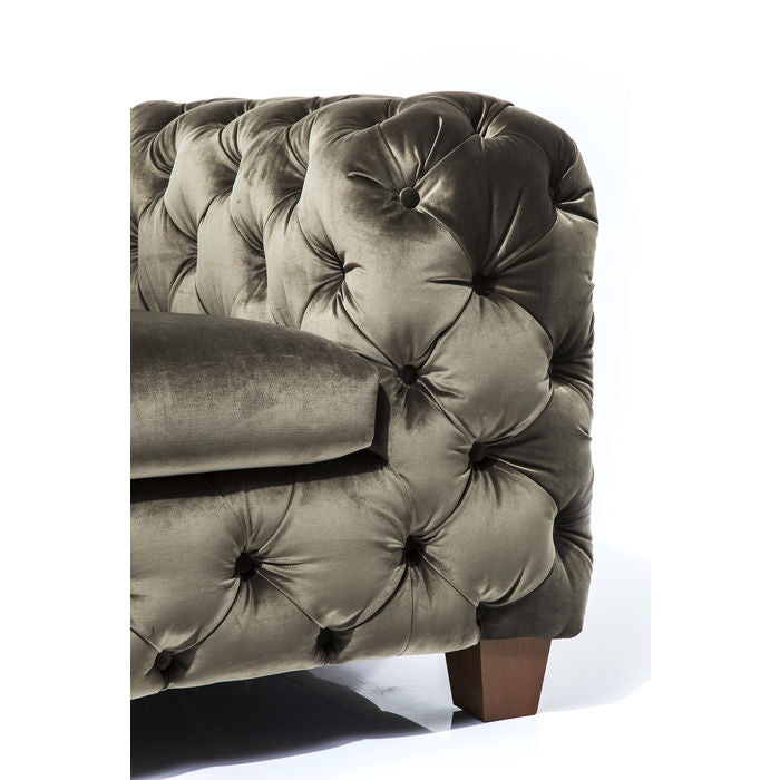 Armchair Desire Velvet Khaki