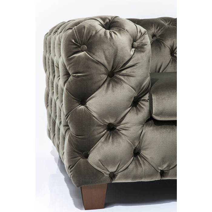 Armchair Desire Velvet Khaki