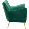 Green Velvet Armchair