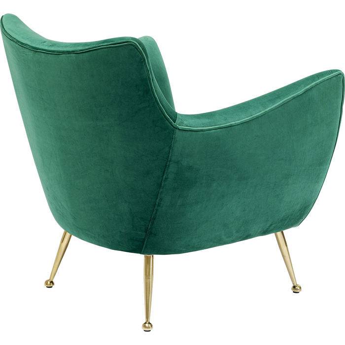 Green Velvet Armchair