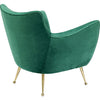 Green Velvet Armchair