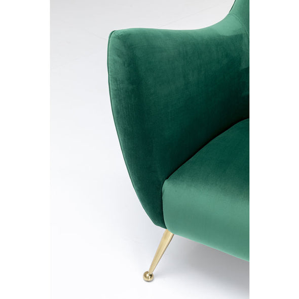 Green Velvet Armchair