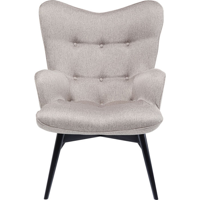 Taupe Upholstered Armchair