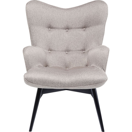 Taupe Upholstered Armchair