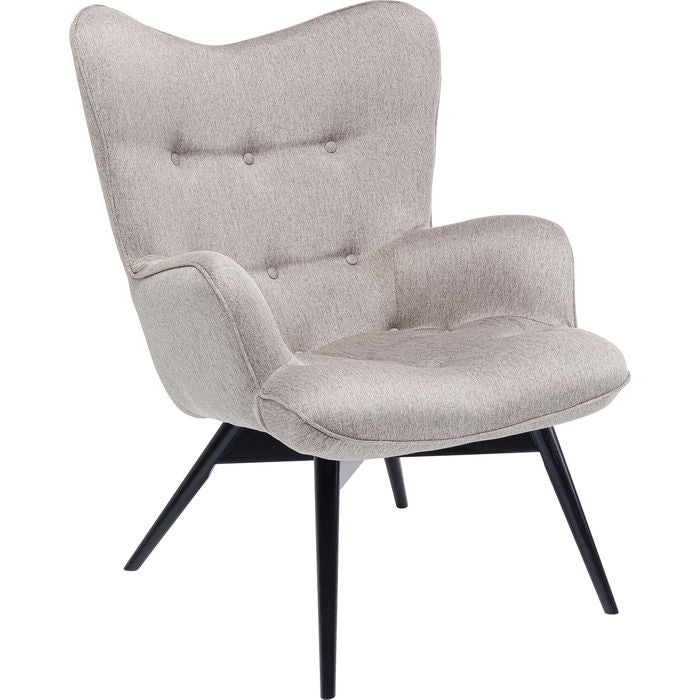 Taupe Upholstered Armchair