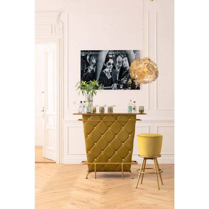 Bar Stool Lady Rock Yellow - JULIA VENCE STORE