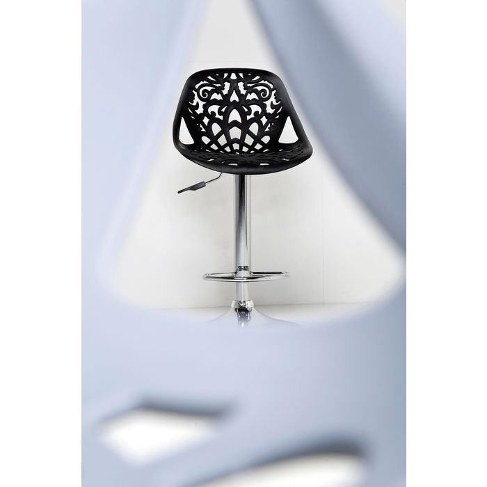 White Bar Stool Decor