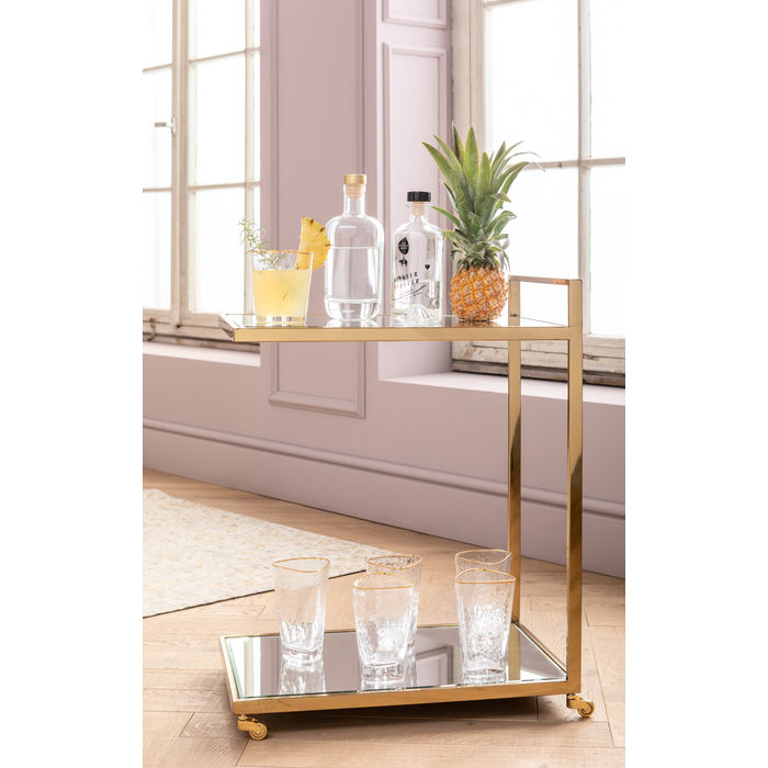 Bar Trolley Classy Gold